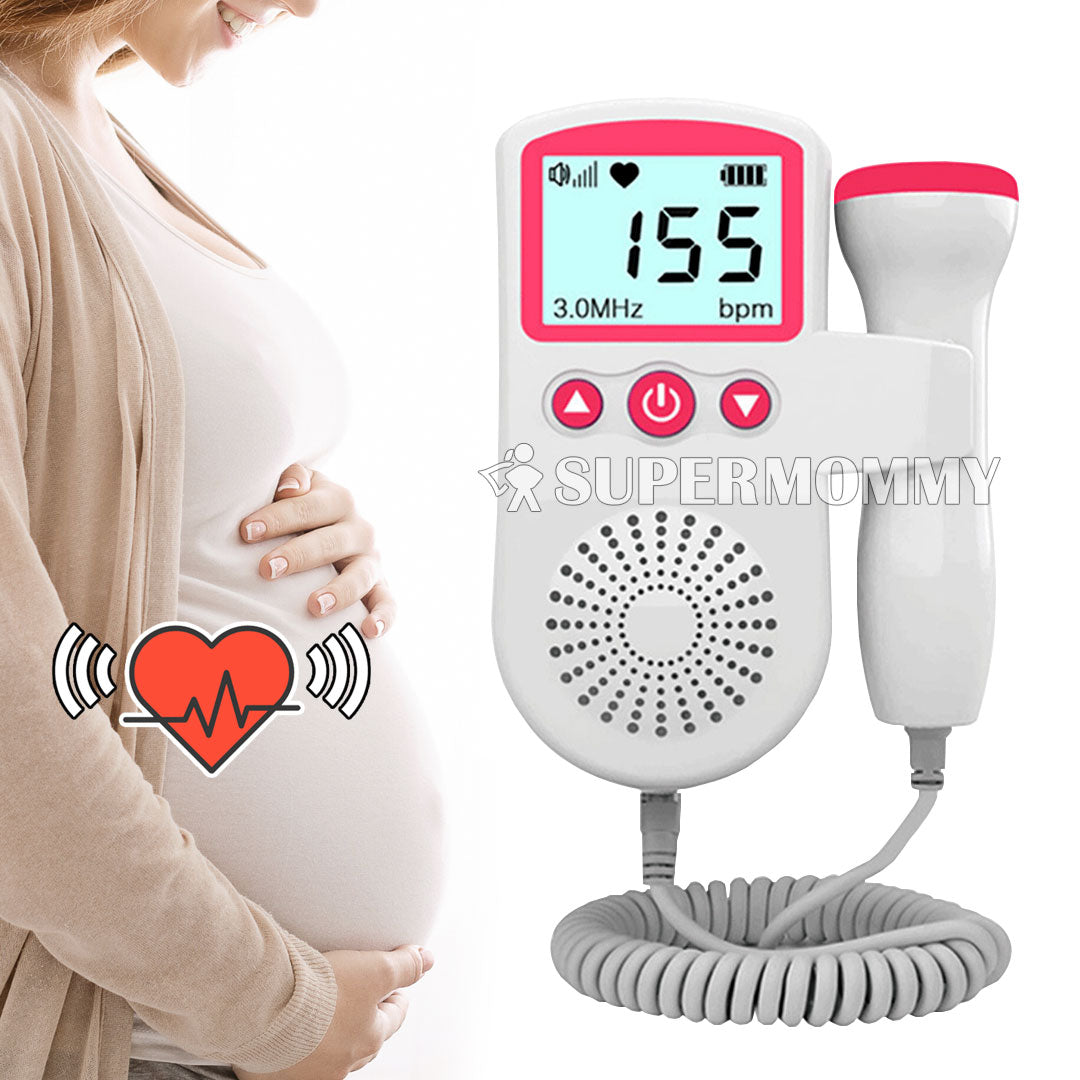 Doppler bébé - bébé doppler - moniteur cardiaque bébé - doppler fœtal - y  compris gel
